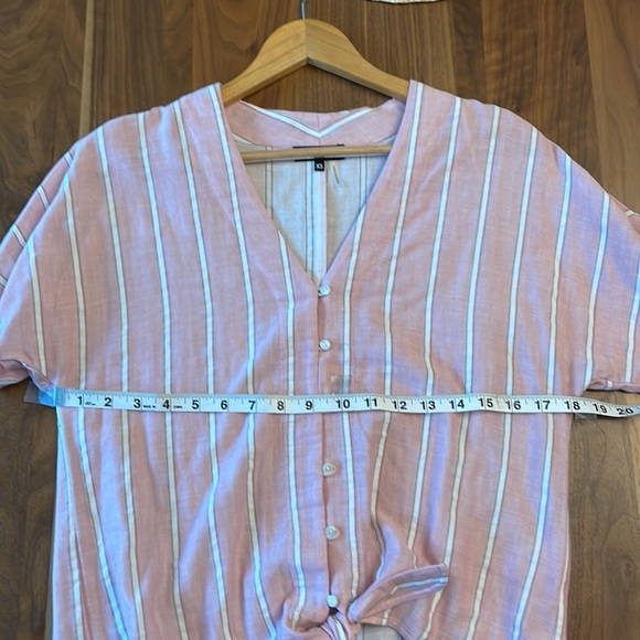 1 State Tie Front Blouse Size XS - Picture 2 of 5